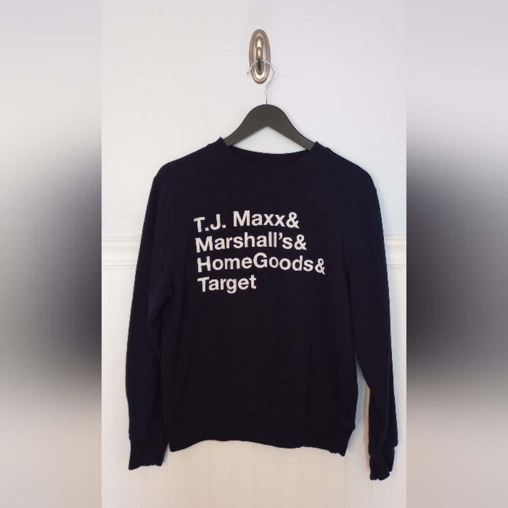 Navy Blue Errands Sweatshirt Size Small EUC